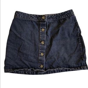 forever 21 denim button up skirt!